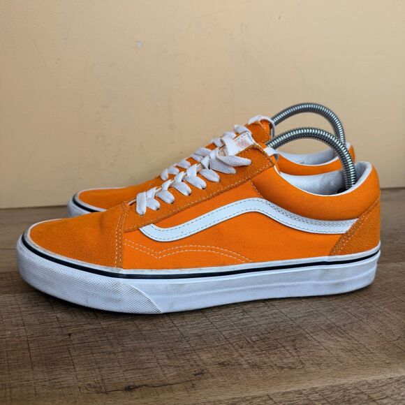 Vans Other - Vans Old Skool Unisex Men’s Size 8.5 Women’s Size 10 Tiger Orange & White shoes